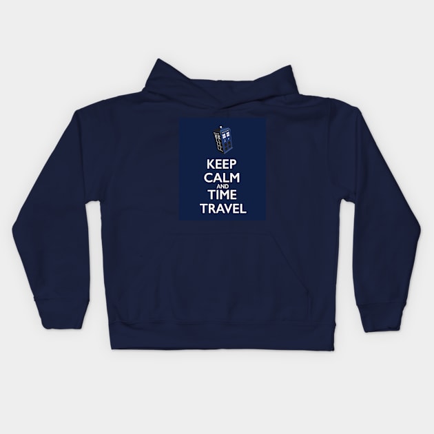 KEEP CALM TIME TRAVEL Kids Hoodie by RENEGADE REPUBLIC